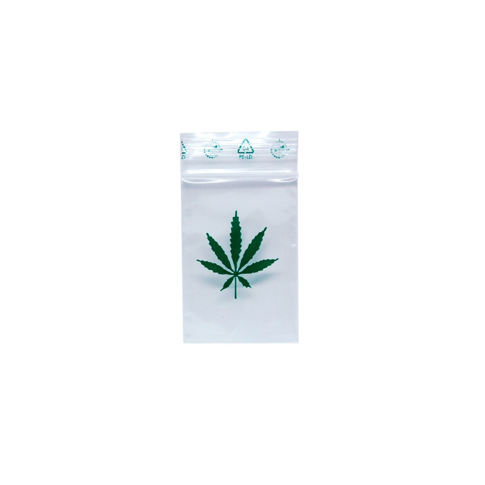 Zip sáček Green Leaf 100 ks