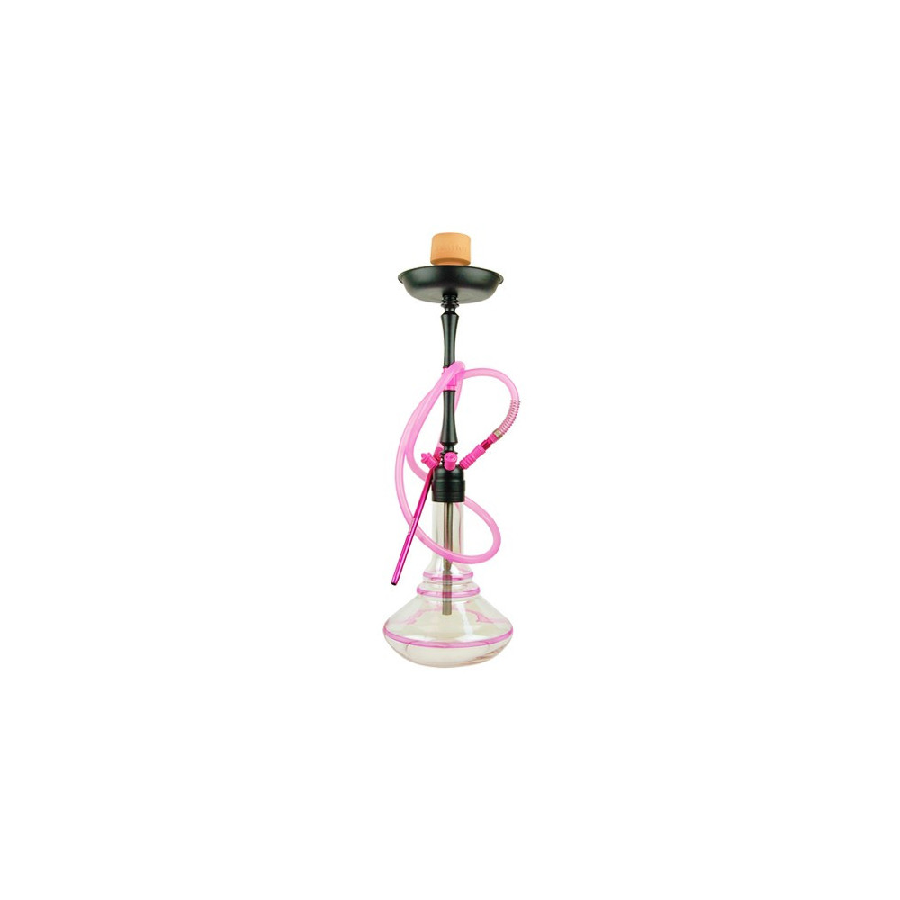 Vodní dýmka Bullshit Black Pink stripe 80 cm