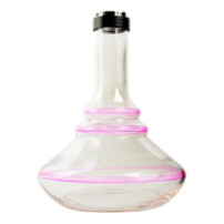 Vodní dýmka Bullshit Black Pink stripe 80 cm