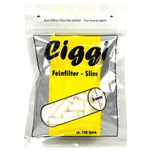 Filtry Ciggi 6mm / 120ks