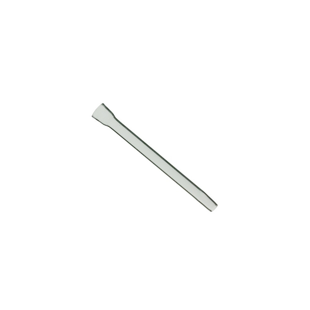Sklenka rovná - skleněná mini dýmka 8 cm pohled zboku