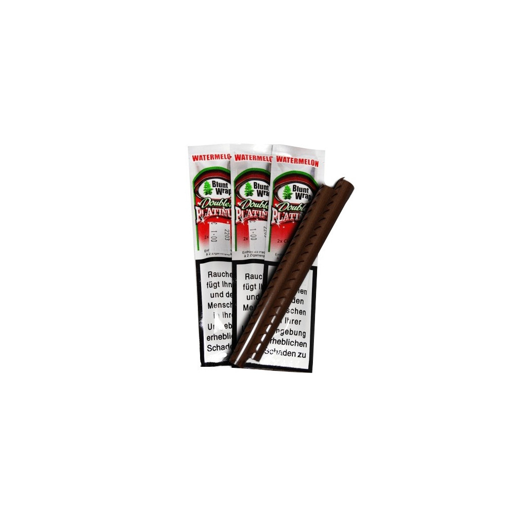 Blunty Platinum - JADE (Watermelon) - tři balení bluntů a tabákové blunty