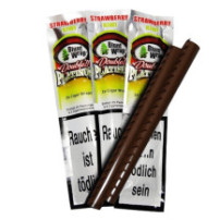 Blunty Platinum - RED (Jahoda Kiwi) - tři balení bluntů a tabákové blunty
