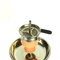 Vodní dýmka Bullshit shisha Wood Black Černá 75 cm