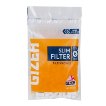 Uhlíkové filtry Gizeh slim 120 ks
