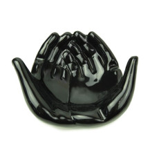 Popelník keramický black hands