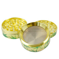 Grinder drtička 4dílná Marihuana leaf
