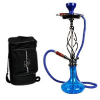 Vodní dýmka Sahara Smoke Candy Stripe modrá 60cm