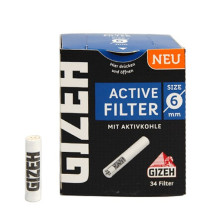 Gizeh Uhlíkové filtry 6mm