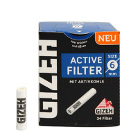 Gizeh Uhlíkové filtry 6mm