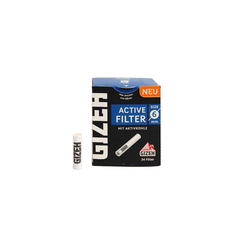 Gizeh Uhlíkové filtry 6mm