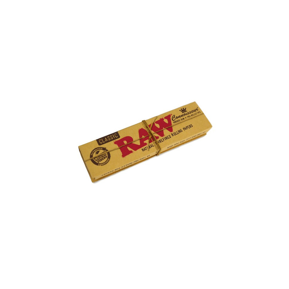 Papírky RAW Connoisseur KingSize Slim + Předrolované filtry