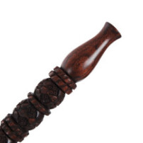 Náustek Dřevo - Ozdobný 38 cm