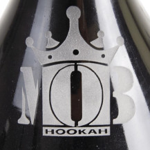 Vodná fajka MOB Kalashnikov - strieborný 87 cm