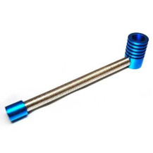 Kovová šlukovka Spring Pipe – Praktická dýmka na sušinu