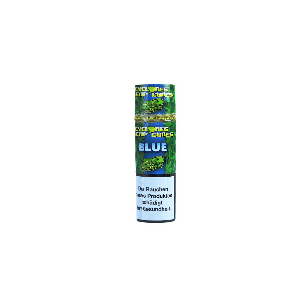 Cyclone Hemp Cone Blunt - Blue (2 KUSY)