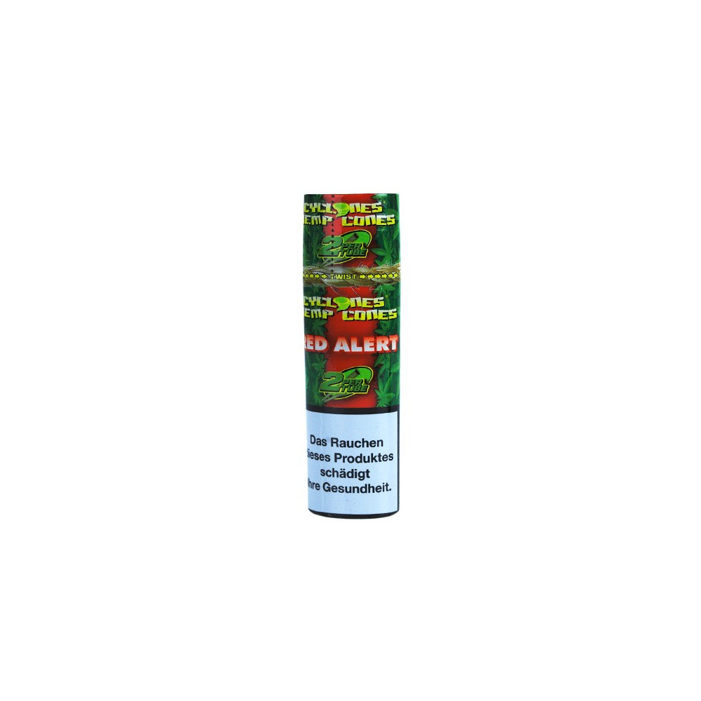 Cyclone Hemp Cone Blunt - Red Alert 2ks